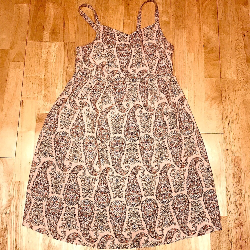 Old Navy Pink Paisley Summer Dress